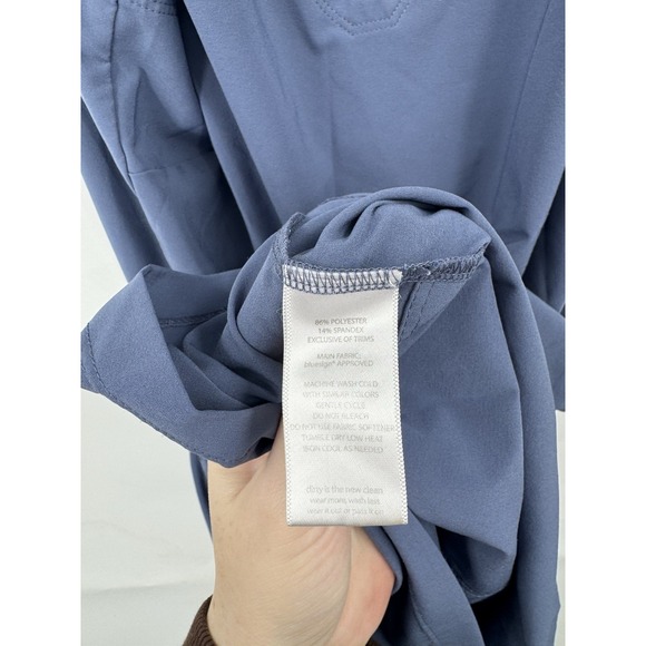 Toad & Co Liv Mini Athleisure Dress Women Medium Blue Outdoor Hiking‎ Camping - Picture 5 of 9